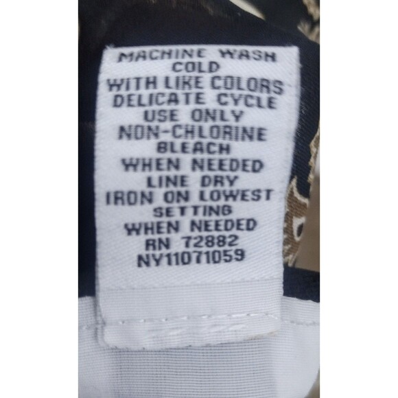 Studio 1940  Womens Long Sleeve Blouse Top Ruffle Collar Multi Gothic Size 18/20 - Picture 7 of 10